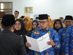 Bupati Eka Putra Lantik 37 Pejabat Manajerial, Pelantikan Perdana di Periode Kedua Kepemimpinannya