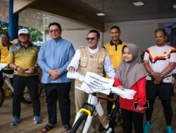 Peringati Hari Bayangkara ke 79, Polres Tanah Datar Gelar Olah Raga Bersama