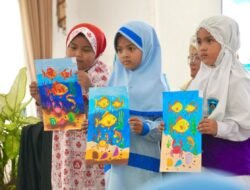 Lomba Mewarnai Anak TK di Padang Panjang Bertema Ikan, Dorong Cinta dan Edukasi Konsumsi Ikan Sejak Dini