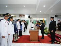 Bupati Eka Putra Lantik 38 Pejabat Manejerial di Lingkungan Pemkab Tanah Datar