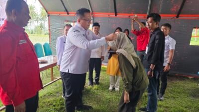 Wabup Ahmad Fadly Buka Pelatihan Manajemen Tanggap Darurat Bencana bagi PMI Tanah Datar