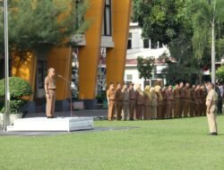 Asisten III Setda Agam Pimpin Apel Gabungan ASN: Tekankan Disiplin dan Penataan Lingkungan Kerja