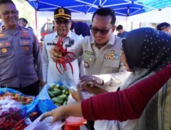 Polres Tanah Datar Gelar Gerakan Pangan Murah, Bupati Eka Putra Dukung Penuh