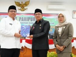 DPRD Tanah Datar Gelar Rapat Paripurna Jawaban Bupati atas Pandangan Fraksi DPRD terhadap Ranperda APBD 2026