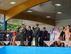 Dandim 0307 Tanah Datar Pimpin Upacara Hari Pahlawan 2025 di Lapangan Cindua Mato