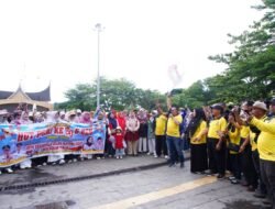 Ribuan Guru Tanah Datar Meriahkan Gerak Jalan Jantung Sehat Peringati Hari Guru Nasional 2025 dan HUT PGRI ke-80