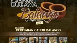 Melestarikan Warisan Leluhur, Warga Galo Gandang Gelar Pameran Balango
