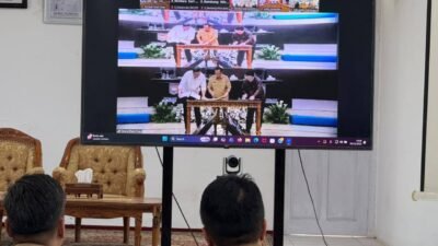 Wabup Ahmad Fadly Ikuti Rakor Pengendalian Inflasi Daerah 2025 Bersama Kemendagri