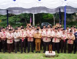 Kwarcab 0304 Tanah Datar Peringati HUT Pramuka ke-64, Dorong Kolaborasi Bangun Ketahanan Bangsa