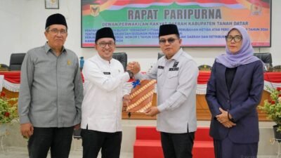 Pemkab Tanah Datar Ajukan Tiga Ranperda Ke DPRD