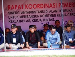 Memperkuat Sinergi dan Komitmen Kerja, Pemkab Tanah Datar Gelar Rakor Di Alam Terbuka