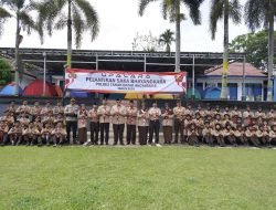 Saka Bhayangkara Polres Tanah Datar Dikukuhkan, Wabup Ahmad Fadly: Mitra Strategis Dalam Membentuk Karakter Dan Kedisiplinan