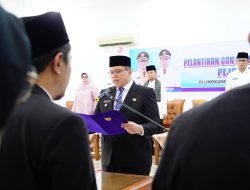 Lantik 18 Pejabat Manajerial, Wabup Ahmad Fadly Tekankan Inovasi dan Kinerja ASN