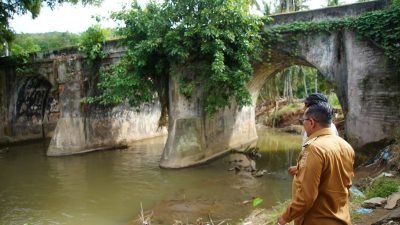 Jembatan Titian Putiah Yang Rusak Akibat Banjir, Akan Dibangun Jembatan Bailey