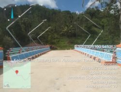 Proyek Pembangunan Jembatan Sipopak Kecamatan Tanjung Baru, Telah Rampung Dan Dimanfaatkan.