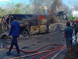 Tabrakan Maut Bus ALS vs Truk Tangki di Muratara, 16 Orang Tewas