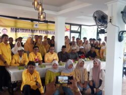 Anton Yondra Buka Muscam Golkar Sungayang, Sandi Febri Terpilih Aklamasi