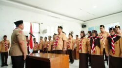 Wabup Ahmad Fadly Lantik Pengurus Saka Rintisan Yogaswara KPU Tanah Datar