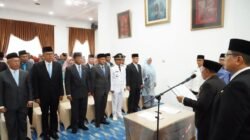 Isi Jabatan Kosong, 13 Pejabat Pemkab Tanah Datar Dilantik, Kinerja Dievaluasi Enam Bulan