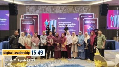 Kepala SMAN 3 Batusangkar Ikuti Pembekalan Digital Leadership di Padang