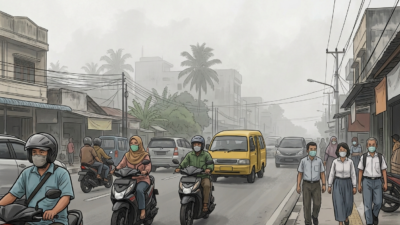 Udara Pekanbaru Masih Tidak Sehat, Siswa Kembali Belajar Daring