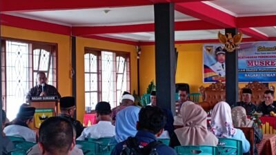 Pertanian dan Ekonomi Jadi Prioritas RKP Nagari Sumanik 2027