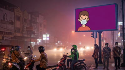 PM2.5 Pekanbaru Tembus 164,8 µg/m³, Udara Masuk Kategori Sangat Tidak Sehat