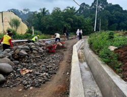 Lima Ruas Jalan di Salareh Aia Agam Dikebut, Progres Pekerjaan Capai 60 Persen