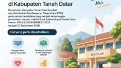 PTM Kembali Diberlakukan di Tanah Datar, Aktivitas di Luar Sekolah Tetap Dibatasi