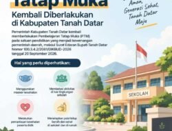 PTM Kembali Diberlakukan di Tanah Datar, Aktivitas di Luar Sekolah Tetap Dibatasi
