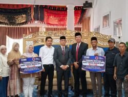 Warga Terdampak Bencana Tanah Datar Terima DTH Tahap Pertama