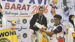 Intan Syafitra Sumbang Emas Kedua Tanah Datar dari Taekwondo