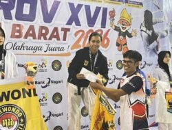 Intan Syafitra Sumbang Emas Kedua Tanah Datar dari Taekwondo