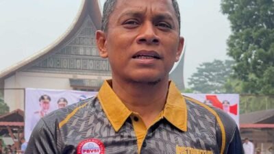 Sejumlah Tim Voli Porprov Sumbar Matangkan Persiapan di Tanah Datar