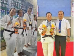 Judo Tanah Datar Raih Dua Perak di Mentawai, Nazwa Salsabilla Tembus Final
