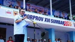 Bupati Eka Putra Buka Cabor Bola Voli Porprov XVI Sumbar, Atlet Diminta Junjung Sportivitas