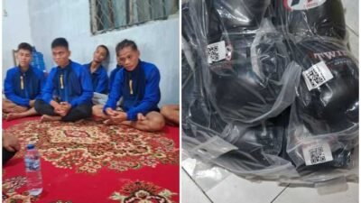 Owner GLOWIES Abel De Osmon Bantu Cabor Tinju Tanah Datar, Atlet Dapat Bonus Setiap Menang